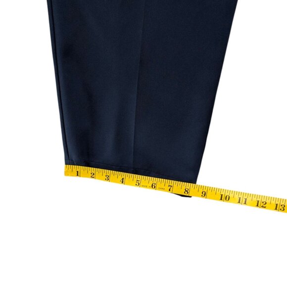 Greg Norman Chino Golf Pants Mens Navy Blue Flat Front Straight Leg Size 40x30 - Picture 11 of 12